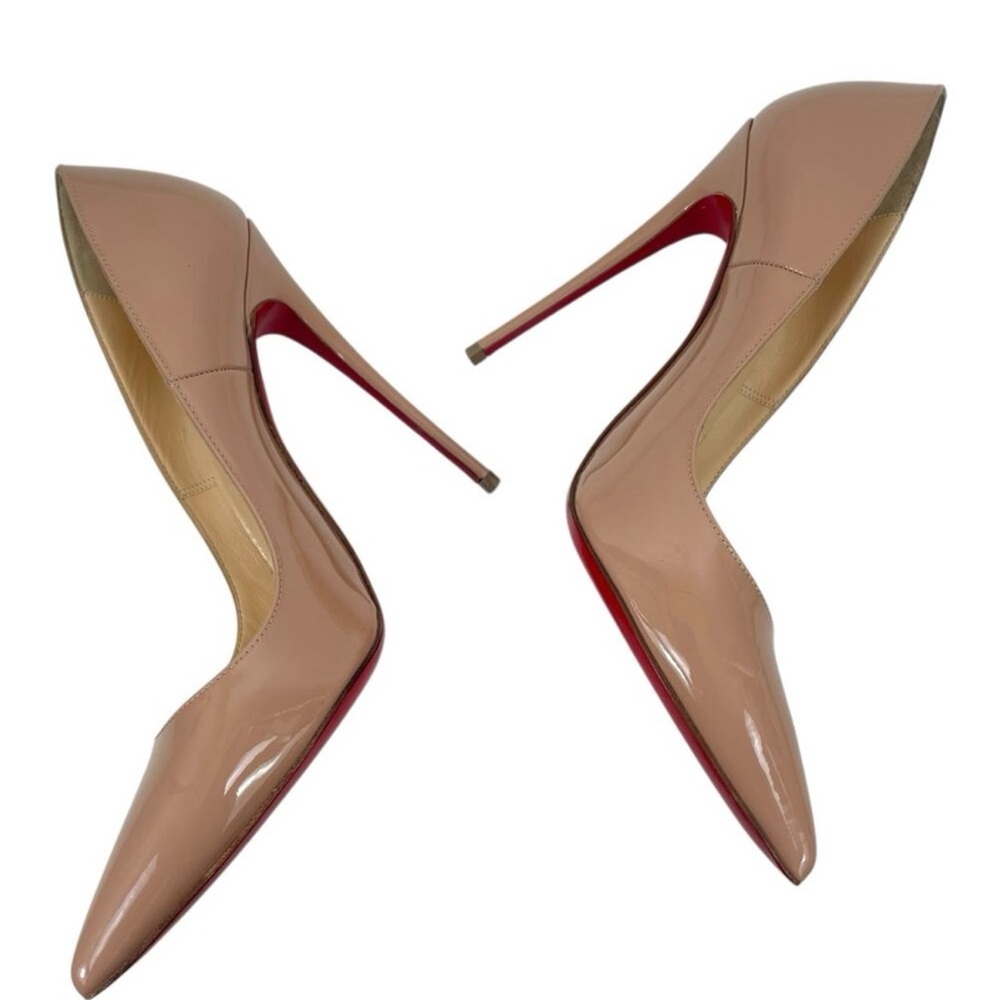 Christian Louboutin 37.5 So Kate 120mm Nude Stiletto Heels - Picture 7 of 10
